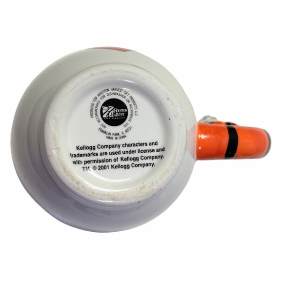 Kellogg's Frosted Flakes 2001 Tony The Tiger Cereal Bowl Coffee Mug - Picture 7 of 11